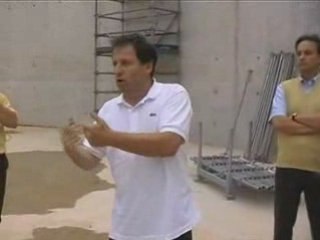 Visite de chantier de la station d'épuration de Léry