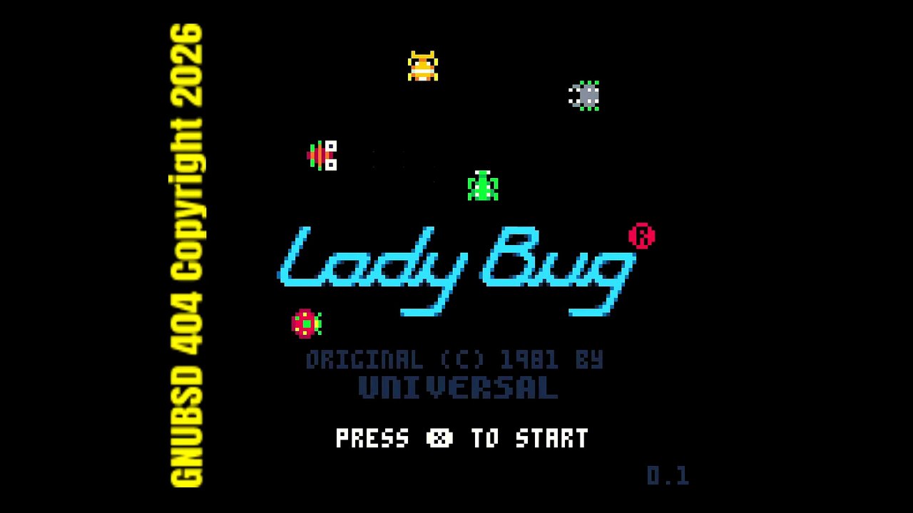 GNUBSD404 Long N214 Lady Bug (Linux/Web/Pico)