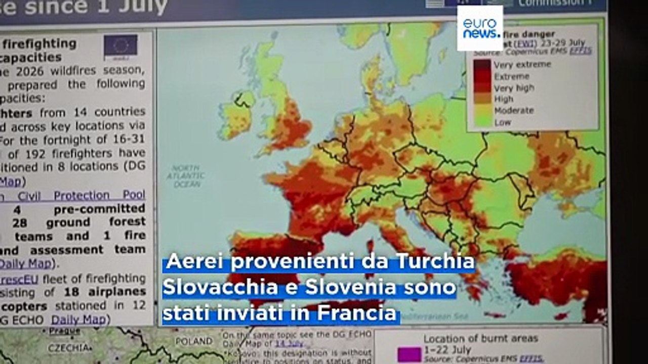 Mega-incendi in Francia e Spagna: come l'Ue coordina mezzi e risorse