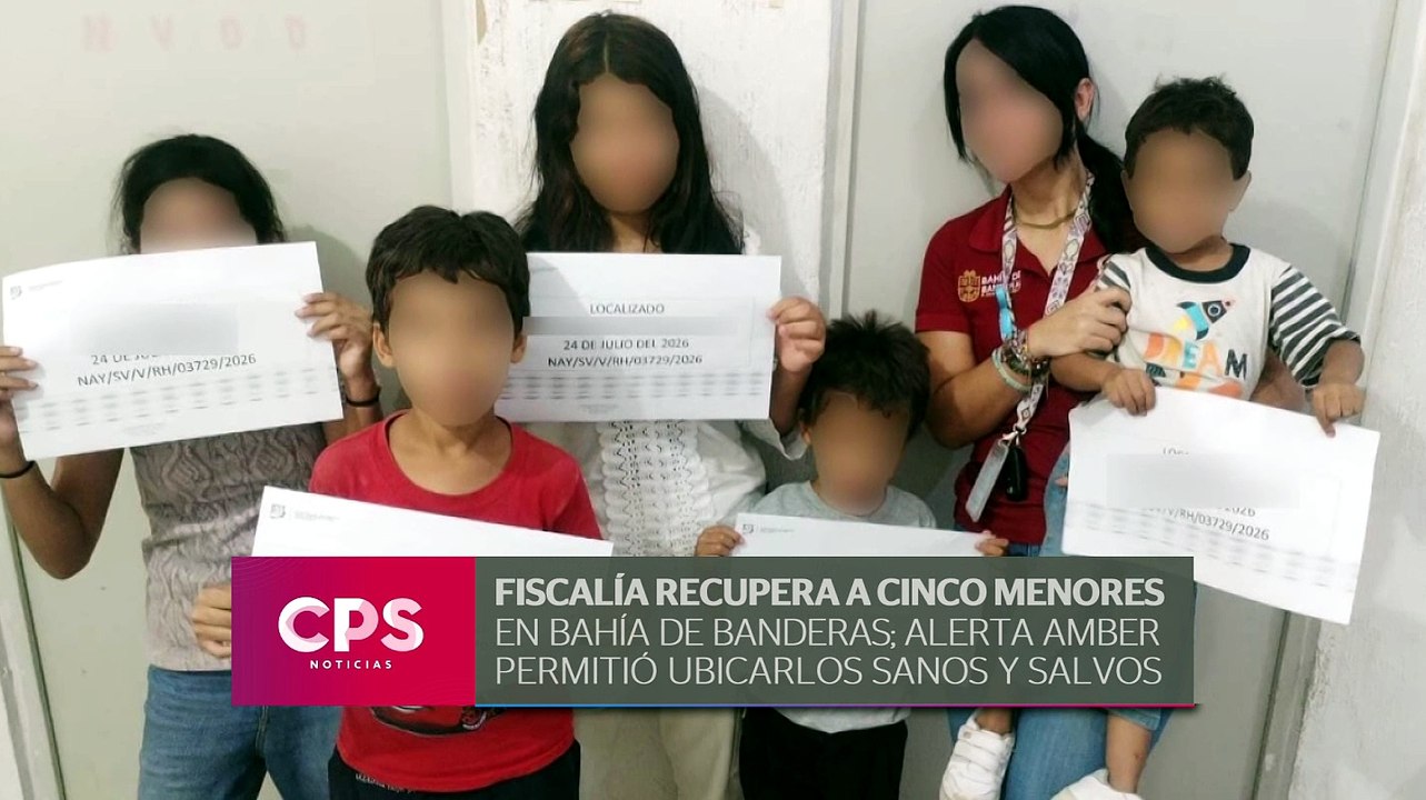 Localizan sanos y salvos a cinco menores en Bahía de Banderas | CPS Noticias Puerto Vallarta