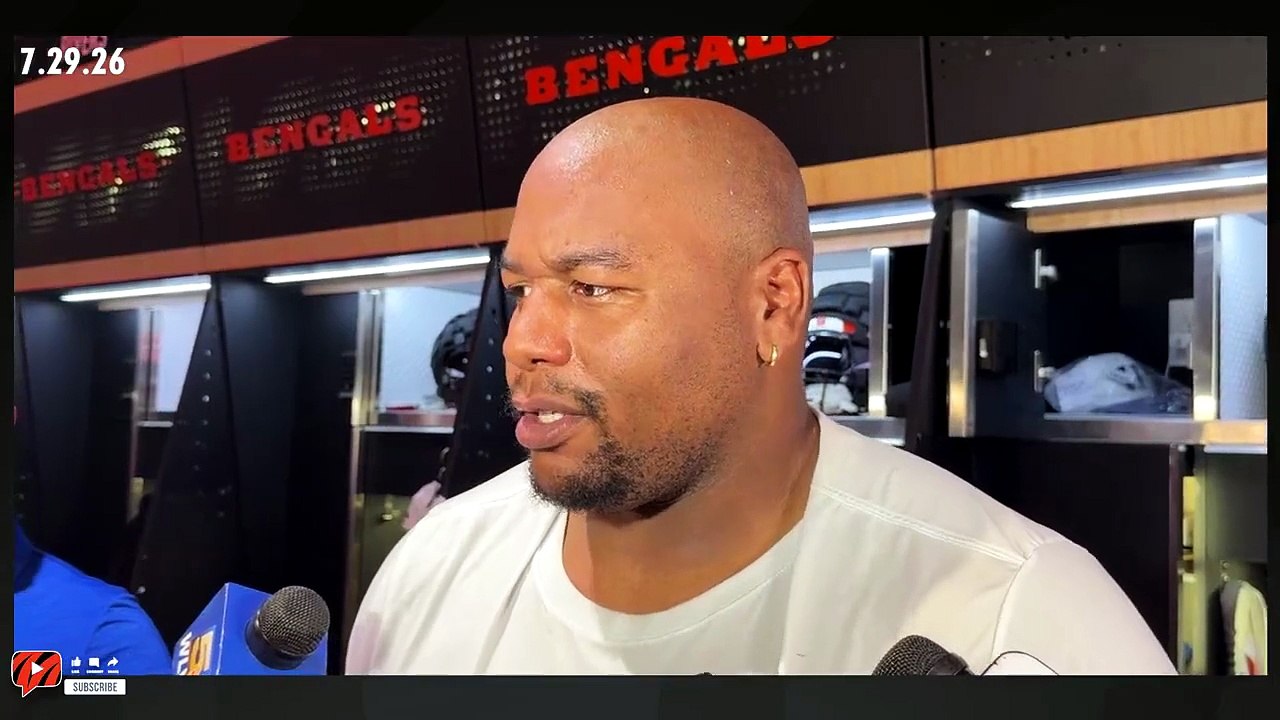 Dexter Lawrence on Ted Karras, Day 1 of Bengals Training Camp