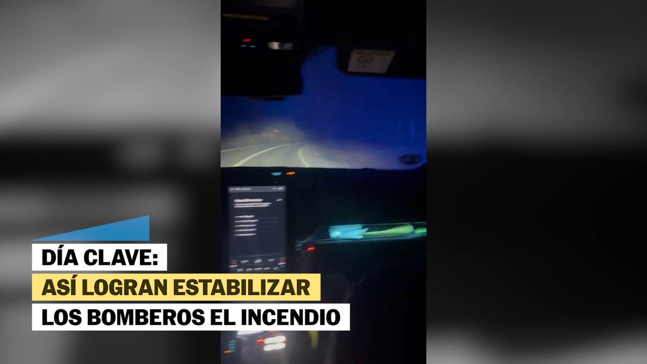 Día clave: así logran estabilizar los bomberos el incendio