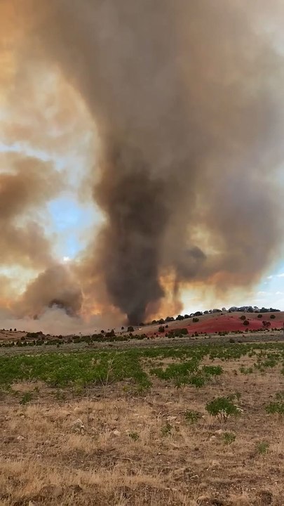 Towering smokenado emerges from Utah wildfires