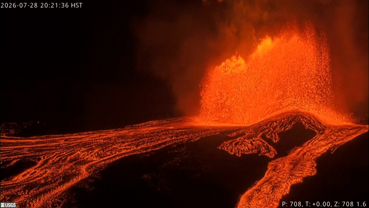 Erupción de volcán Kilauea