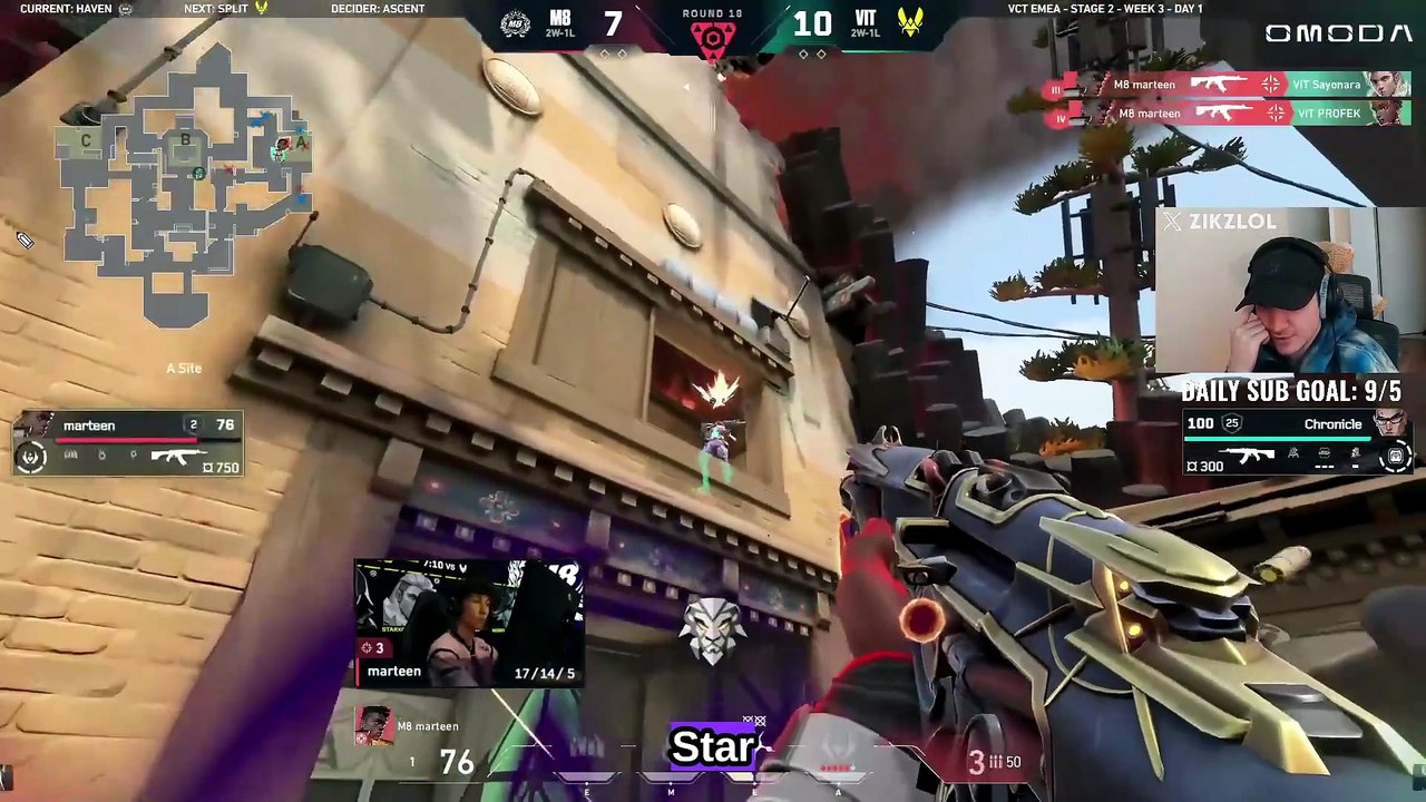 VALORANT #94: "Marteen Casual 1v4"