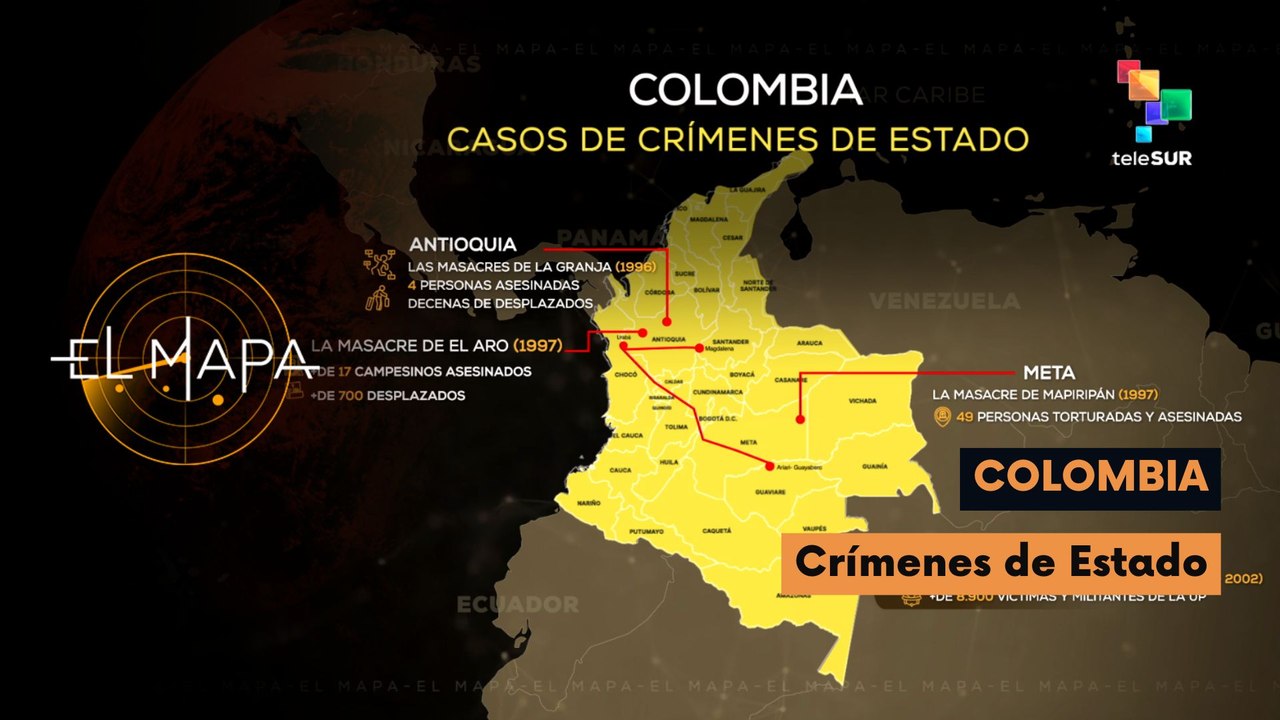 El Mapa | Mapa del día |  Colombia | Crímenes de Estado 29-07-2026