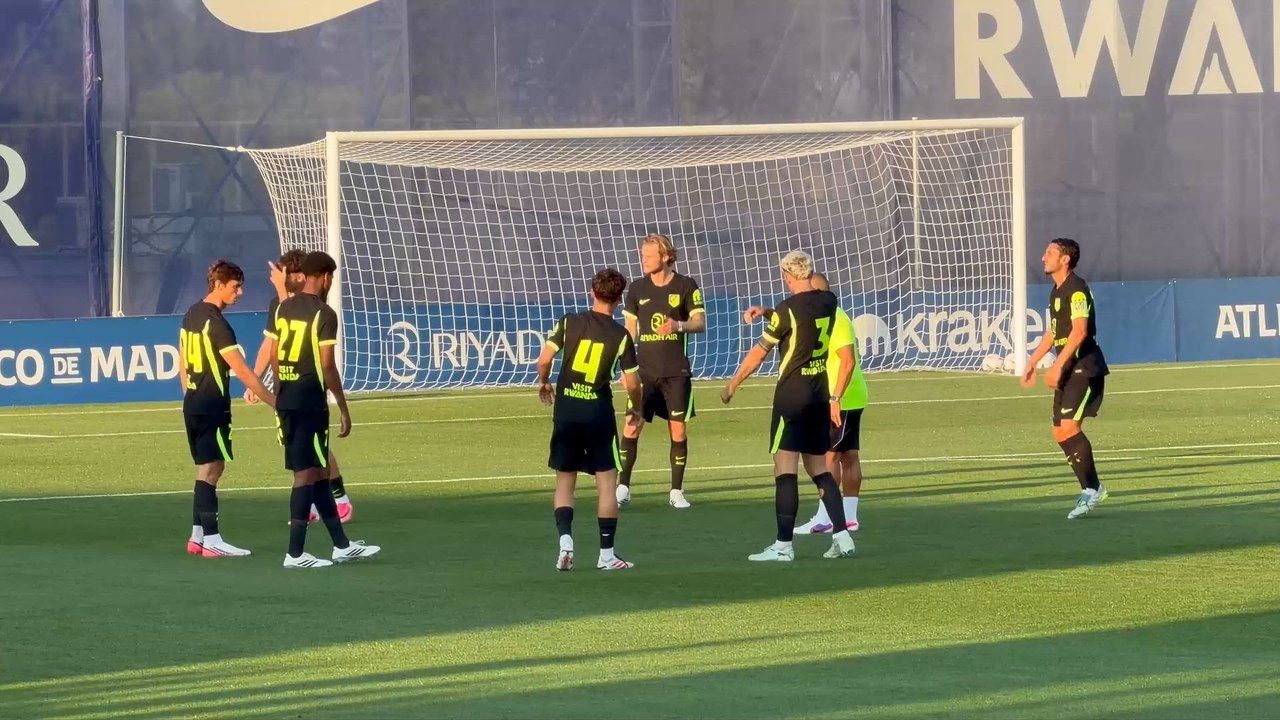 Los primeros minutos de Hjulmand con el Atlético de Madrid