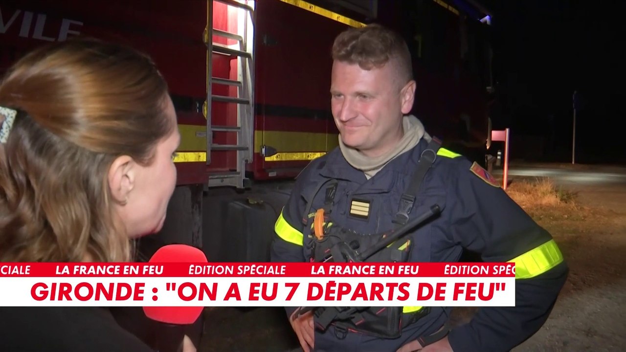 En exclusivité pour CNEWS, le capitaine Gautier, militaire de la sécurité civile, témoigne