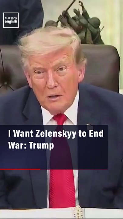 I Want Zelenskyy to End War: Trump