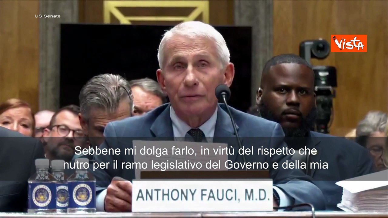 Origine del Covid, Fauci invoca il quinto emendamento e non risponde in audizione al Senato Usa