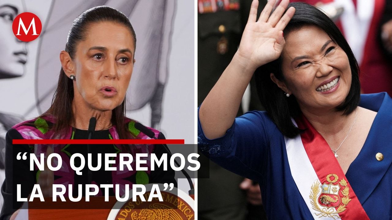Sheinbaum confirma que trabajará con el gobierno de Keiko Fujimori en Perú
