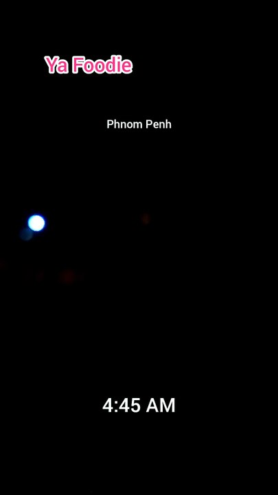 Just want to show about Phnom Penh's morning