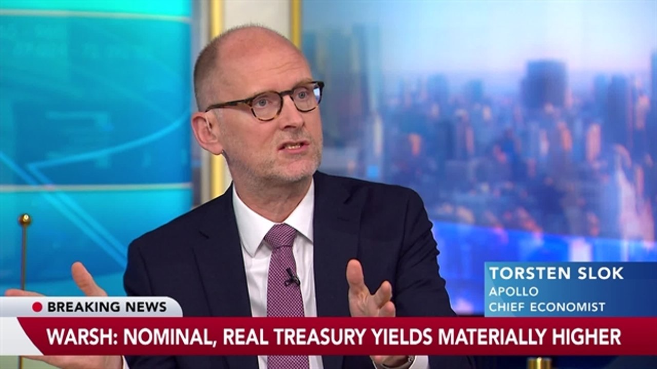 Apollo's Slok Says Warsh Silence Fuels Treasury Selloff