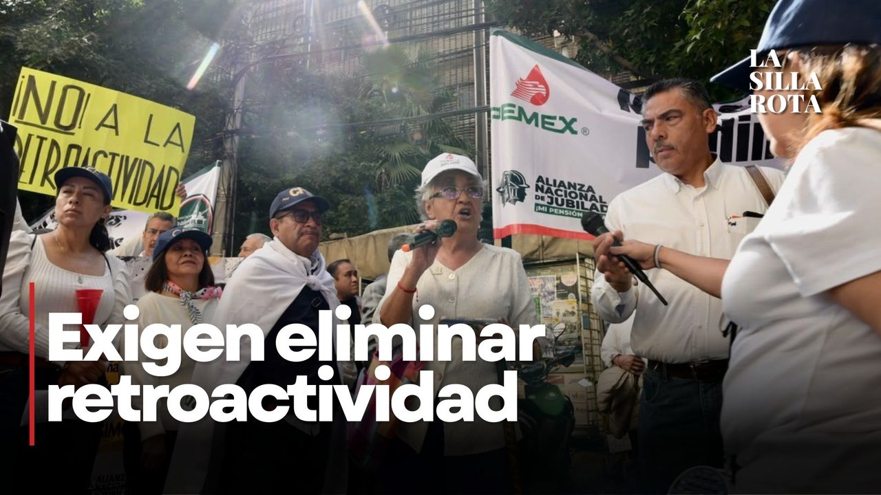 Jubilados protestan contra recorte de pensiones: "Es un derecho adquirido"