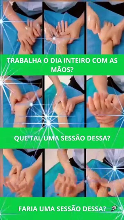 Trabalha o dia inteiro com as Mãos