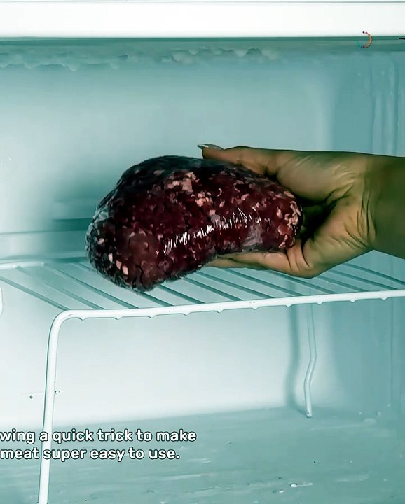 Mince meat made easy, even when frozen solid 🥩🧊