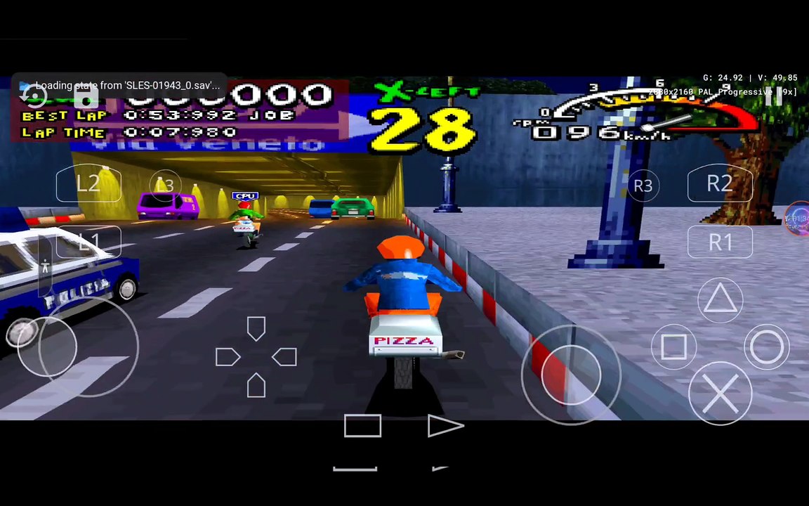 Radikal Bikers PS1 Gameplay