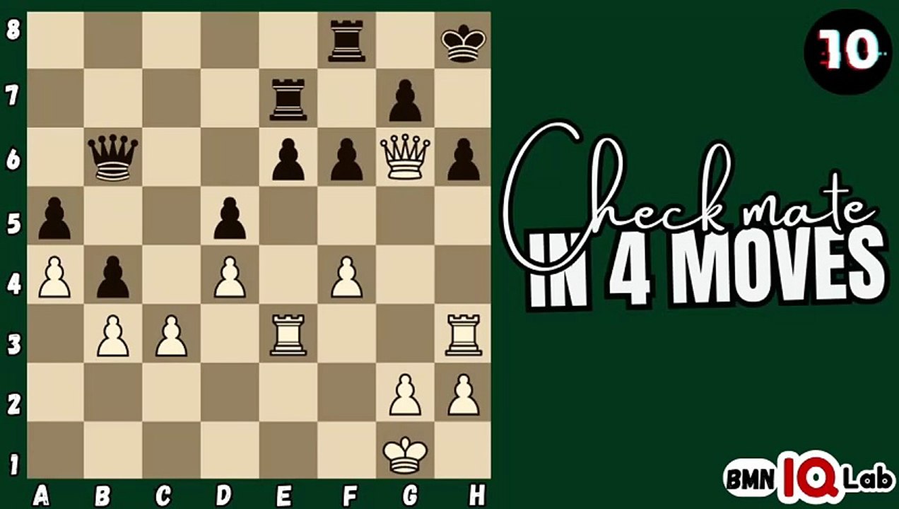 #PlayBetter 😒 Can you checkmate in 4 moves? (Part 57) (White to play)♟️