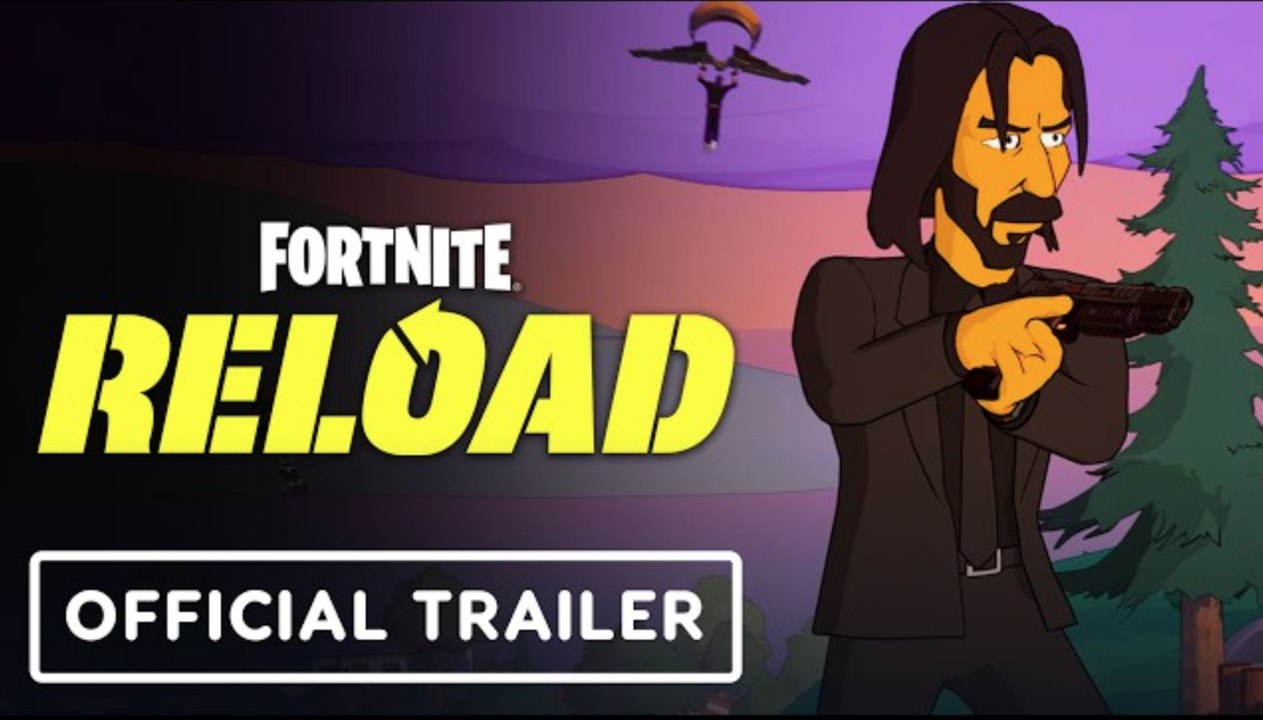 Fortnite Reload | The Simpsons Trailer - John Wick