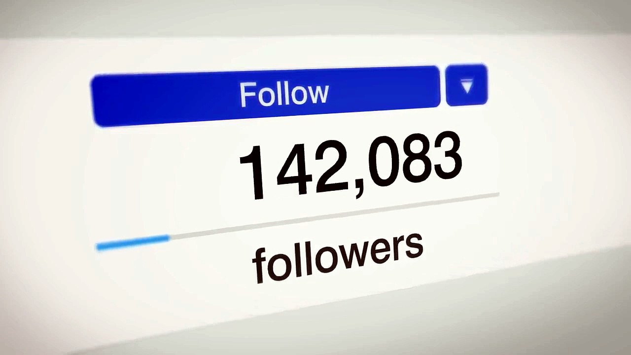 Facebook account followers quantity growing until hitting one million - Free Stock Video Explained