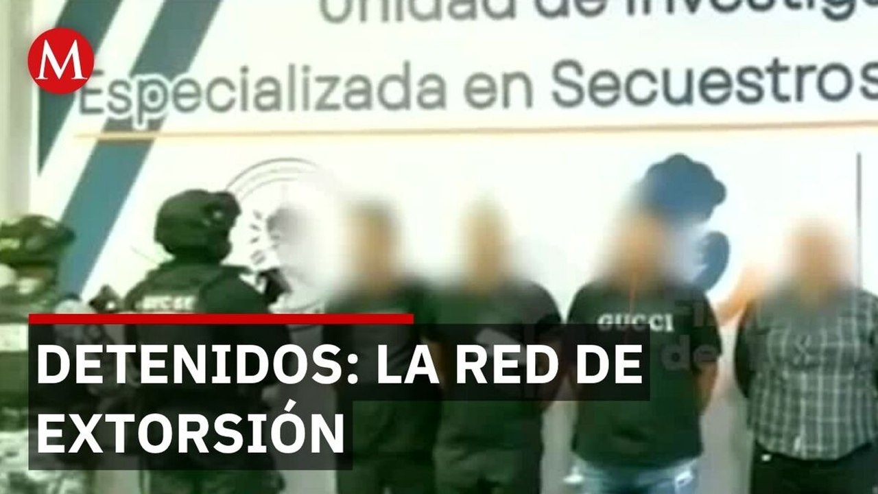 Detienen 5 extorsionadores que citaban a víctimas para cobrar 35 mil pesos mensuales