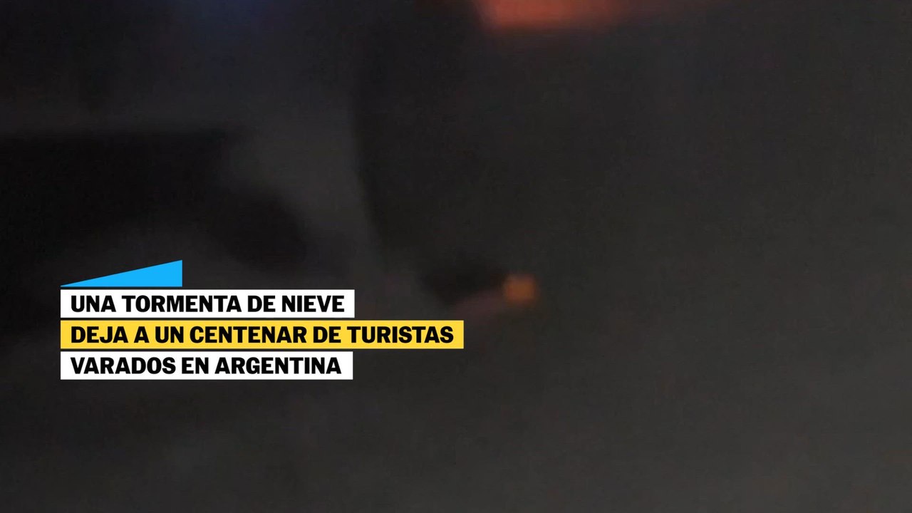 Una tormenta de nieve deja al menos 100 turistas varados en Argentina