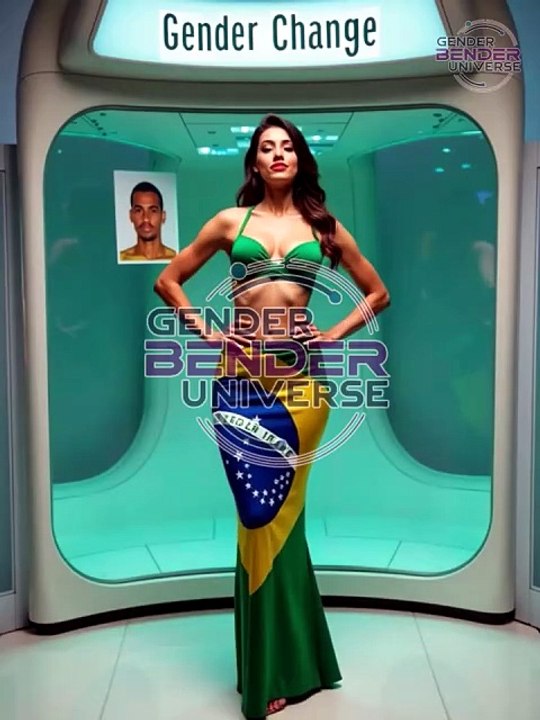 Gender bender universe #genderbender #transformation #transition #ai #grok #flux