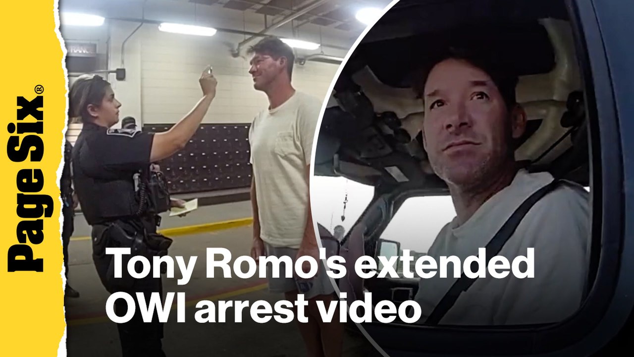 Watch Tony Romo's extended OWI bodycam arrest video
