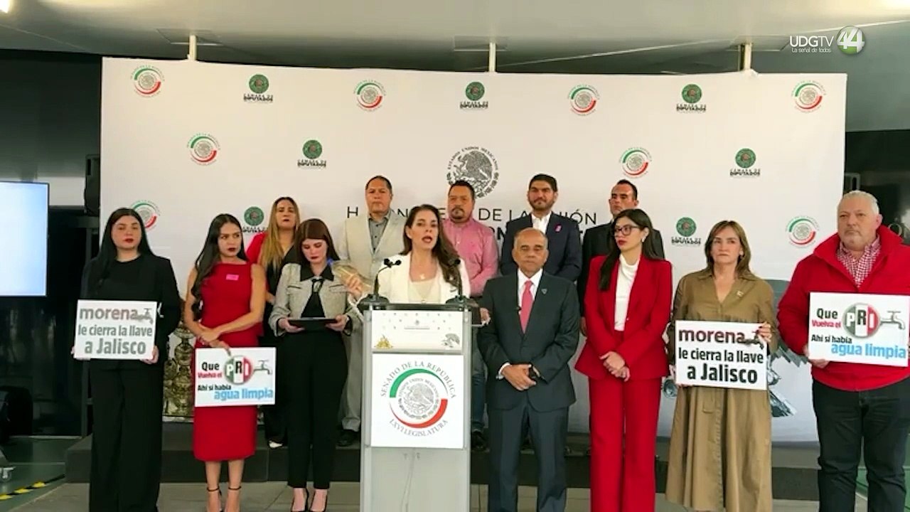 Presidenta del PRI Jalisco pide recursos en Senado para crisis del agua contaminada en ZMG