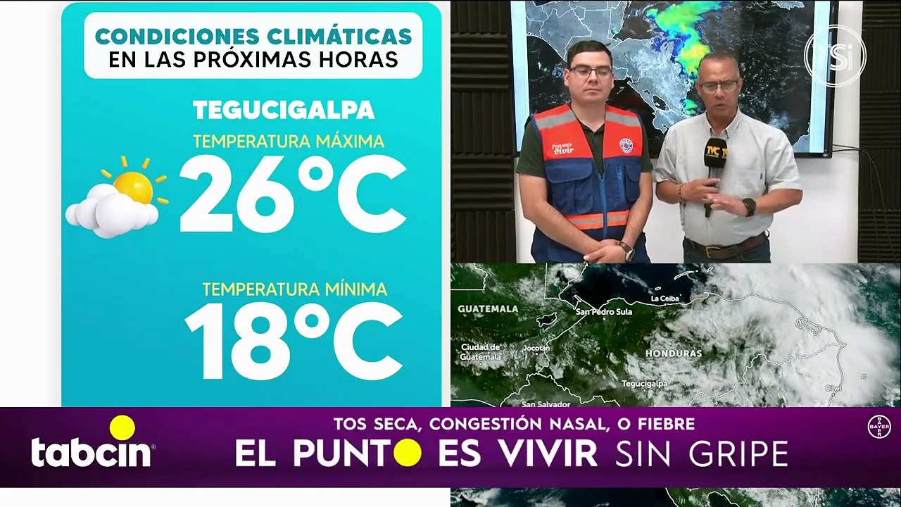 Cenaos advierte que las lluvias dispersas y aisladas continuarán afectando el territorio