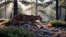 Puma : The silent mountain hunter with remarkable strength and adaptability