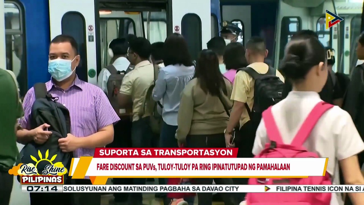 Fare discount sa PUVs, tuloy-tuloy pa ring ipinatutupad ng pamahalaan; 12 stations ng MRT-7, bubuksan na sa 2027 ayon kay PBBM | ulat ni JM Thompson