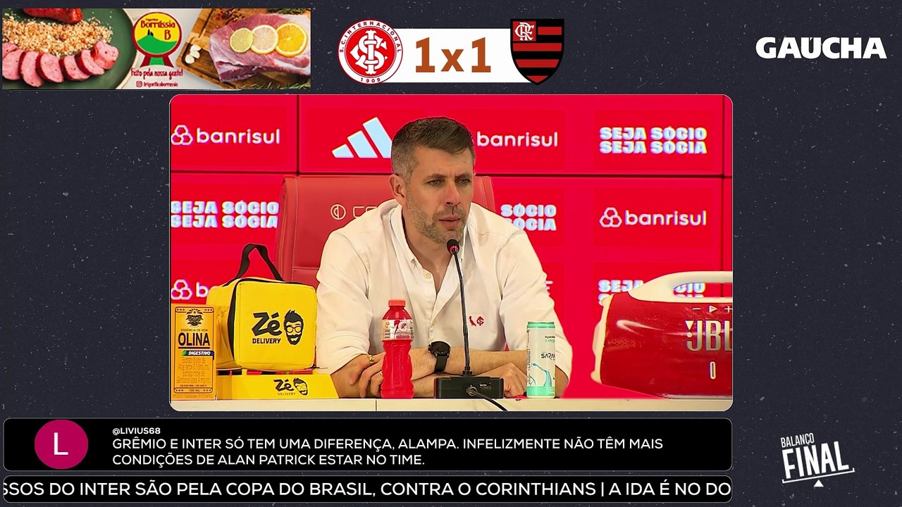 Coletiva Pezzolano Inter x Flamengo