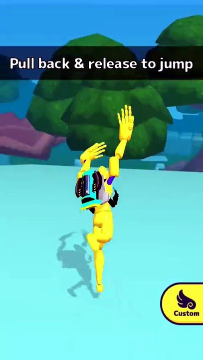 Rubber Jumping : Slingshot Doll Gameplay |Level 27| #gaming #trending #asmr #rubberjumpingslingshotdollgameplay