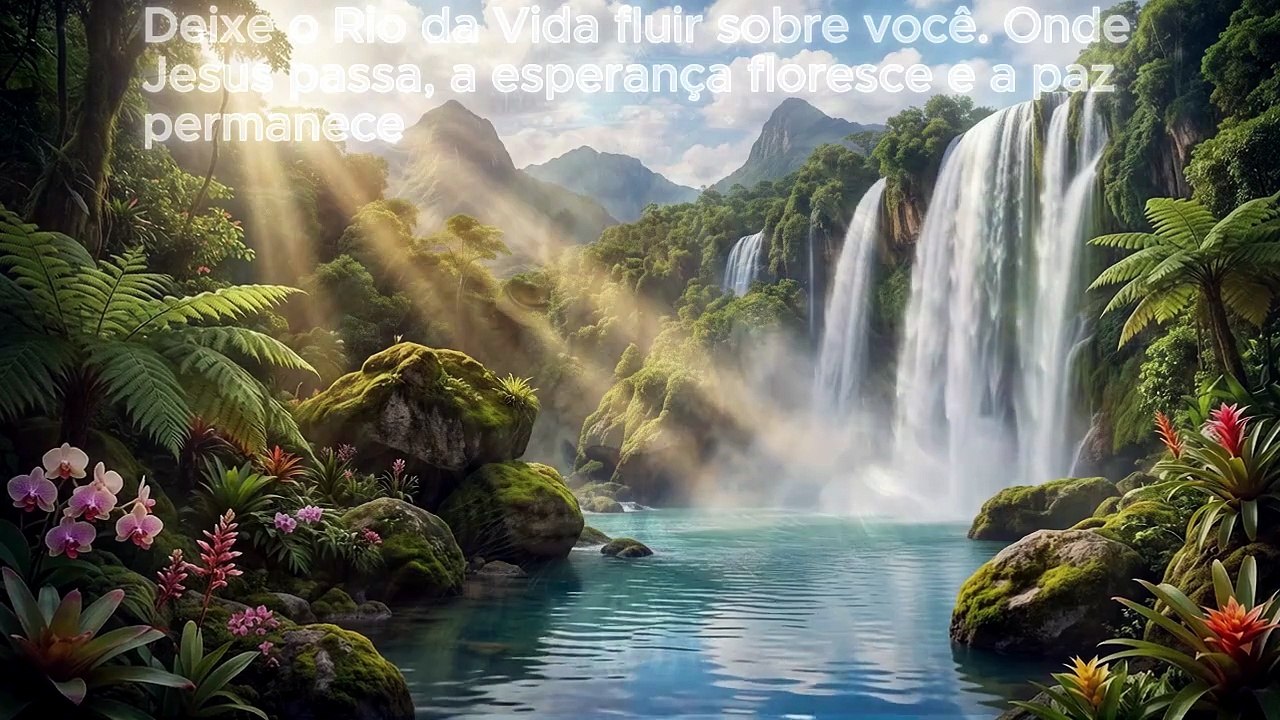 JESUS É A ÁGUA VIVA 💧 | Louvores de Adoração para Cura, Libertação e Paz