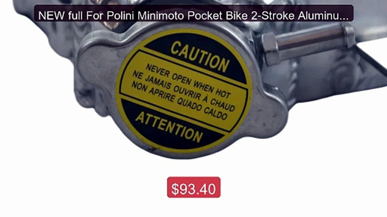 NEW full For Polini Minimoto Pocket Bike 2-Stroke Aluminum Radiator... -- Top Rated 2026 | Buy Now!