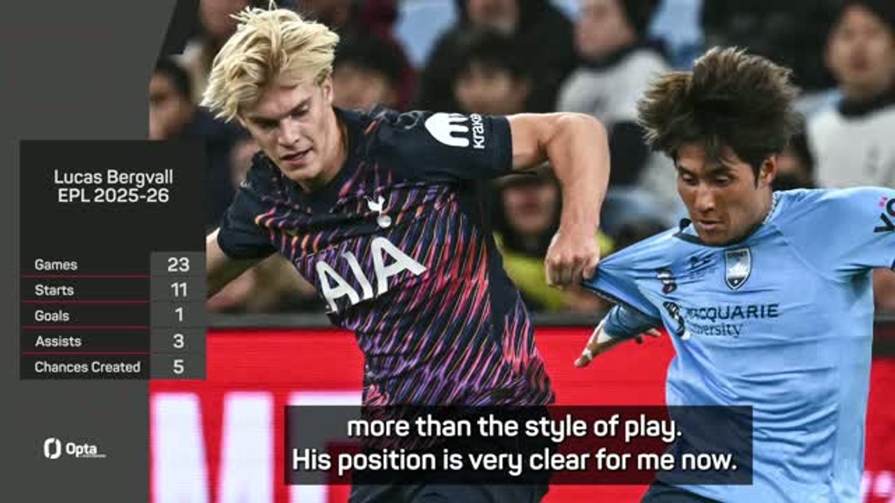 De Zerbi says Bergvall's not asked to leave Spurs - and he wants to keep him