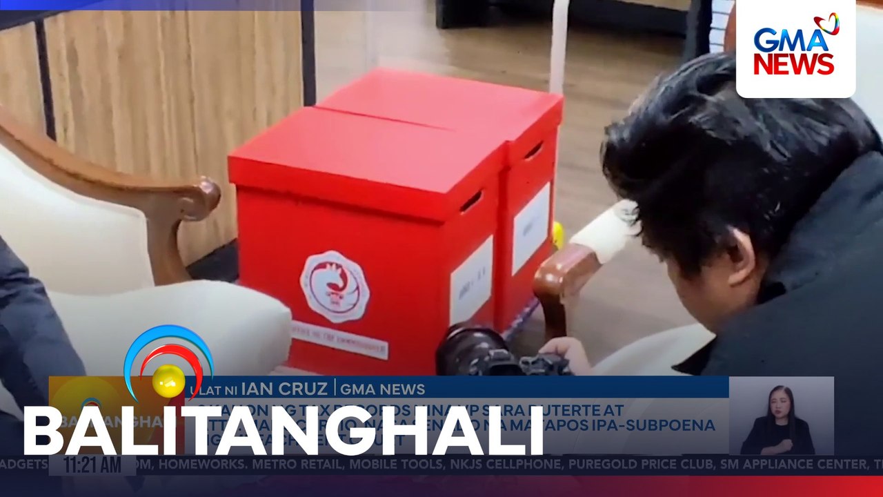 2 kahon ng tax records nina VPSD at Atty. Mans Carpio, nasa Senado na matapos ipa-subpoena ng impeachment court | Balitanghali