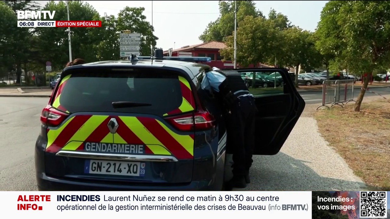 Incendie en Gironde: les communes évacuées placées sous surveillance par les autorités
