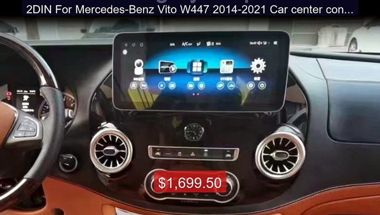 2DIN For Mercedes-Benz Vito W447 2014-2021 Car...