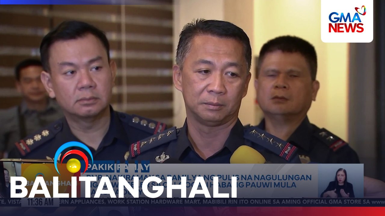 PNP, nakiramay sa pamilya ng pulis na nagulungan ng 10-wheeler sa Caloocan habang pauwi mula sa SONA duty | Balitanghali