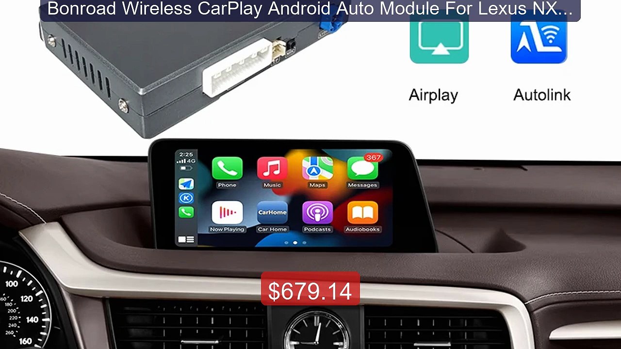 Bonroad Wireless CarPlay Android Auto Module For Lexus NX RX IS ES ... -- Top Rated 2026 | Buy Now!