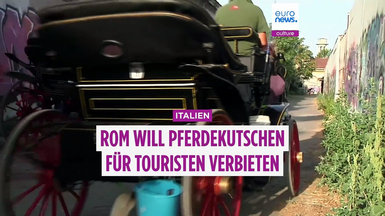Italien: Gesetzesvorstoß stoppt Kutschfahrten für Touristen in Rom und anderen Städten