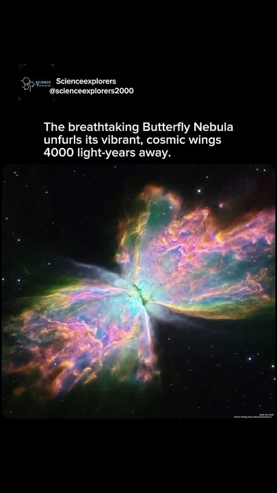 The Cosmic Butterfly #space #spaceexploration