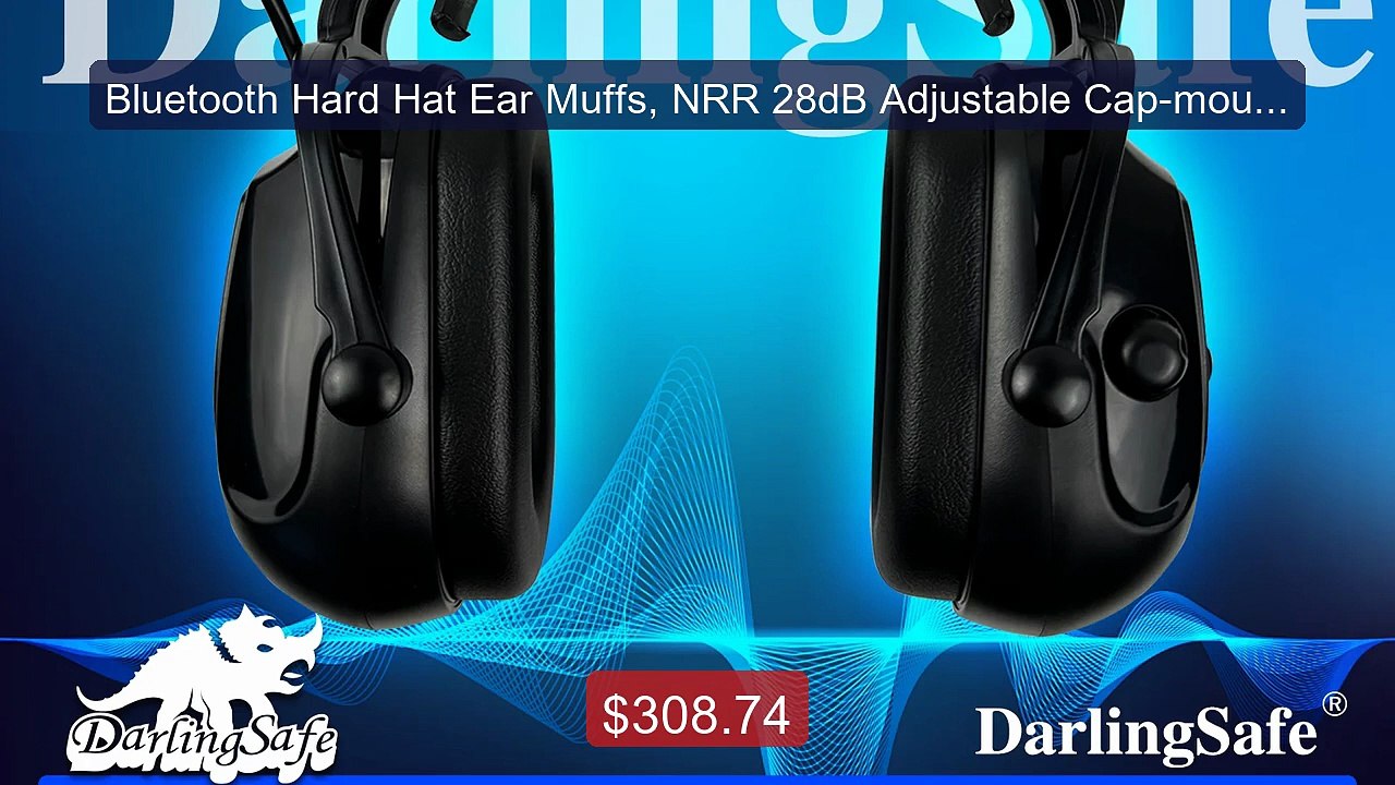 Bluetooth Hard Hat Ear Muffs, NRR 28dB Adjustable Cap-mounted ... -- Best Buy 2026 | Great Quality!