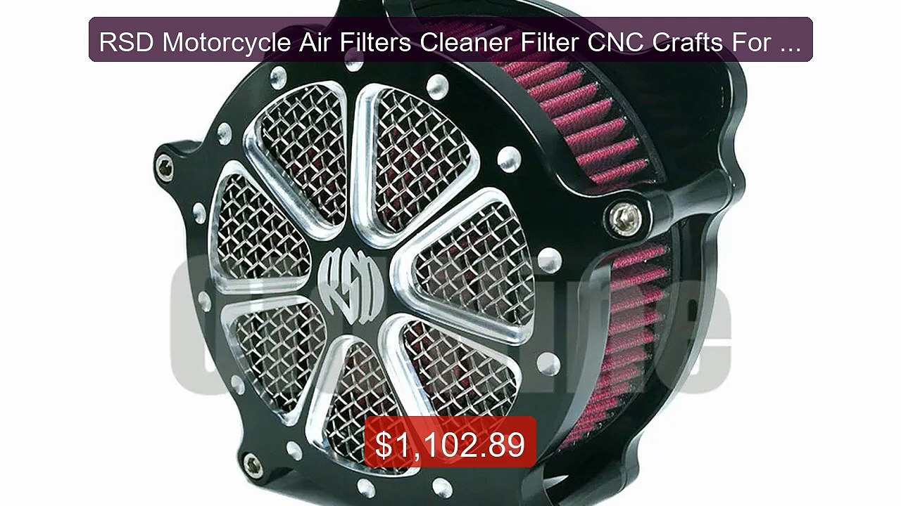 RSD Motorcycle Air Filters Cleaner Filter CNC C...