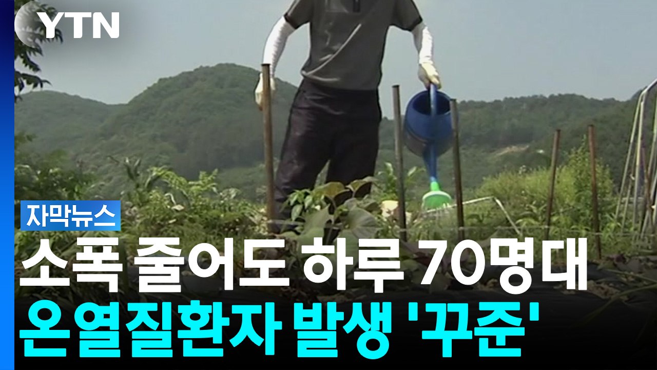 소폭 줄었지만 여전히 70명대...폭염에 열사병 포함 온열질환자 '꾸준' [자막뉴스]...