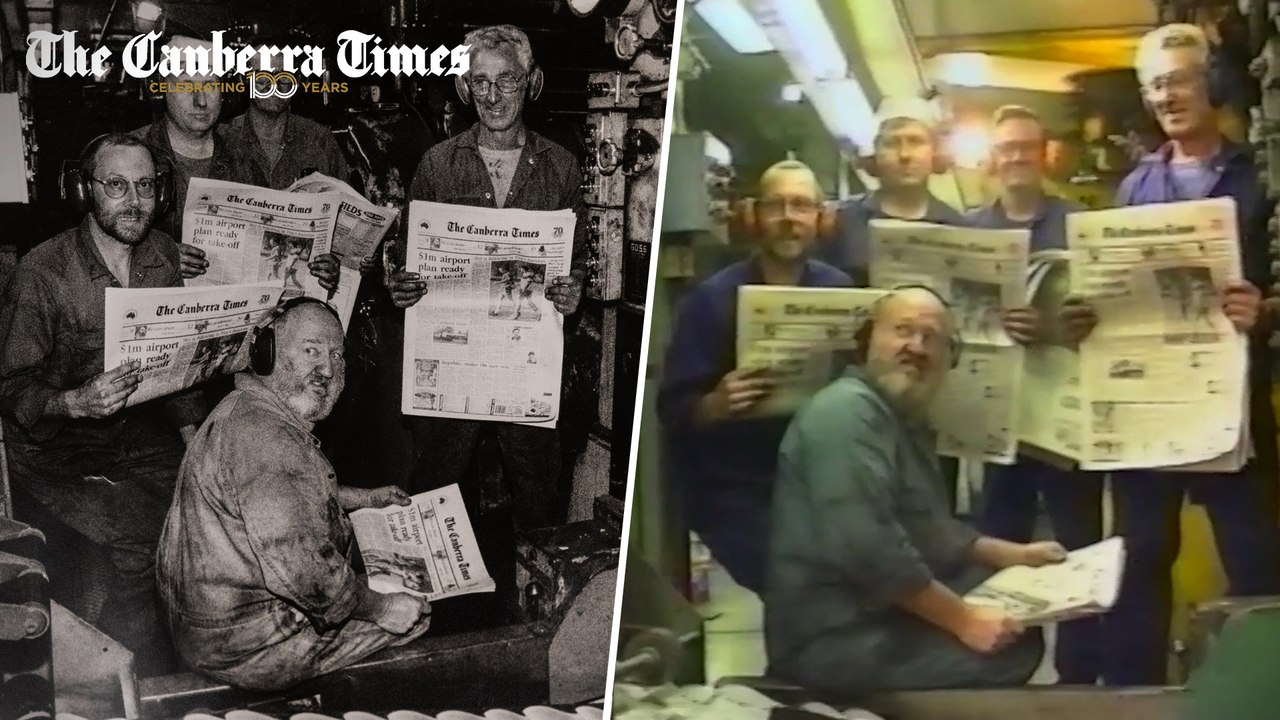 Historic Canberra Times photo comes to life after 30 years