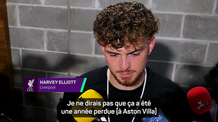 Harvey Elliott estime ne pas avoir perdu une année à Aston Villa