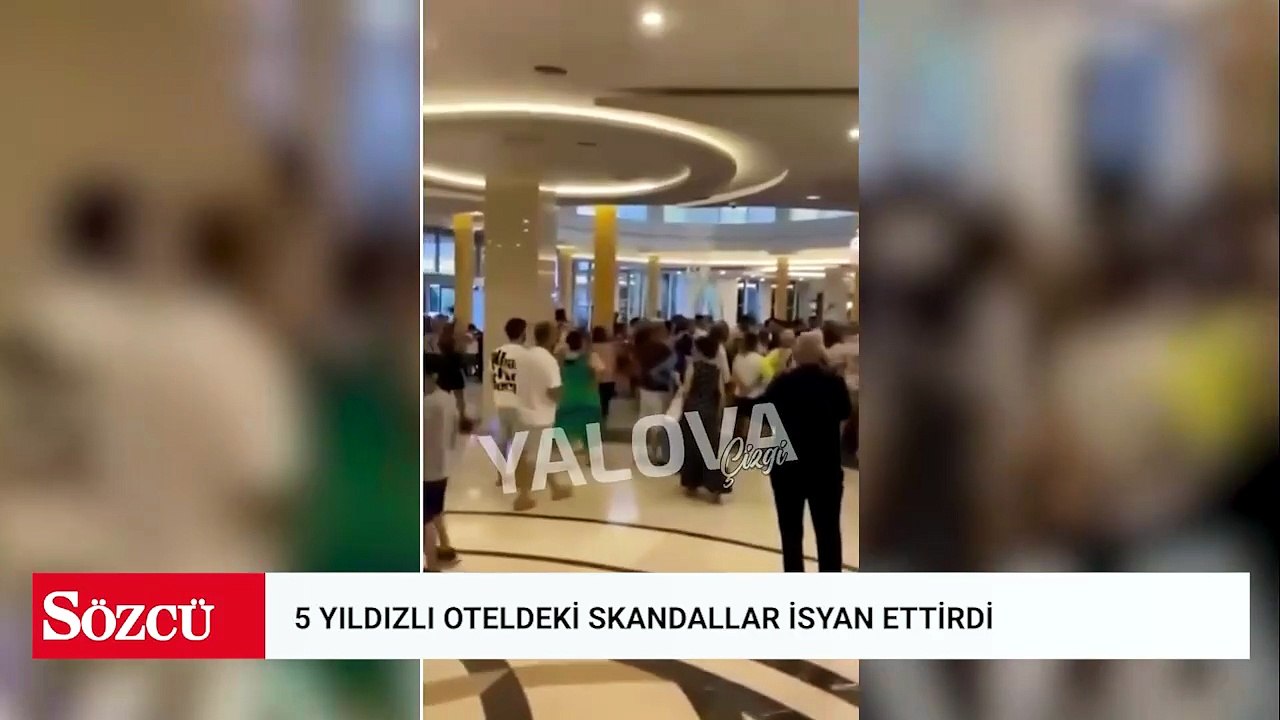 5 yıldızlı otelde skandal! Müşteriler ayağa kalktı jandarmalar çağrıldı